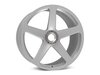 Jante aluminium forgé 9,5x21 ET40 JP Forged C à fixation centrale, argent mat