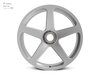 Jante aluminium forgé 9,5x21 ET40 JP Forged C à fixation centrale, argent mat