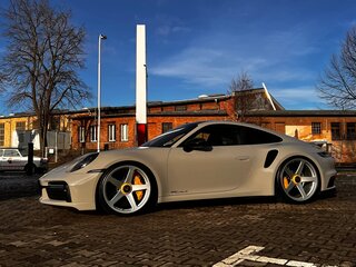 Jante aluminium forgé 9,5x21 ET40 JP Forged C à fixation centrale, argent mat
