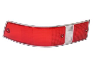 Verre de clignotant ARG 911 -72 (rouge/bordure argent)