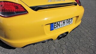Rear Spoiler Varnished Carbon - 986 Boxster / 987.1/987.2 Boxster/Cayman