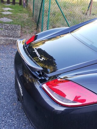 Rear Spoiler Varnished Carbon - 986 Boxster / 987.1/987.2 Boxster/Cayman