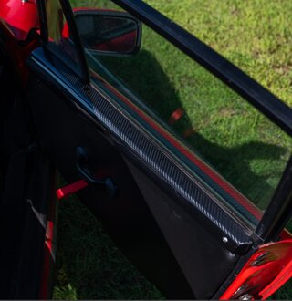 Baguettes de portes G+D carbone design - véhicules avec rétroviseurs électriques 911 74-89 coupé