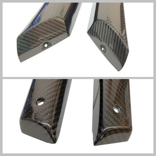 Baguettes de portes G+D carbone design - véhicules avec rétroviseurs manuels 911 74-89 coupé
