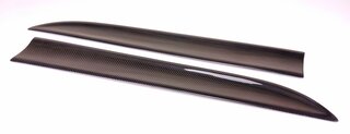 Side Blade Set - Front Doors (left + right) - Varnished Carbon - 95B.1 2016-/ 95B.2 Macan