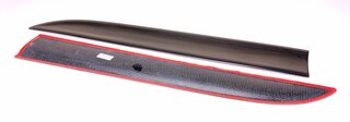 Side Blade Set - Front Doors (left + right) - Varnished Carbon - 95B.1 2016-/ 95B.2 Macan
