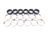 Rubber Sleeve Set (6 pcs.) incl. fastening clamps - Intake Distributor to Intake Manifold