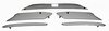 Grillgittersatz 718/ 982 GTS Boxster/Cayman (ACC) - Front - Schwarz