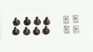 Stone Guard Kit (4 pieces incl. Mountung Material) Wheel Housing - 958.1/958.2 Cayenne