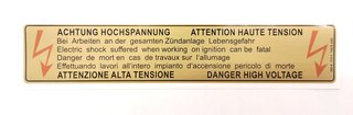 Etiquette " haute tension " - 928 / 993