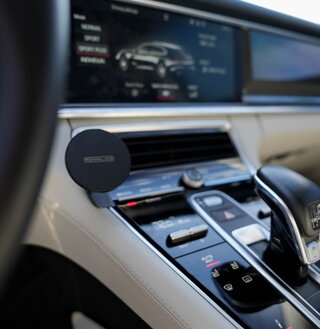 ExacFit Magnetic Phone Mount - Left Side of Console - 971.1/971.2 Panamera - by Rennline