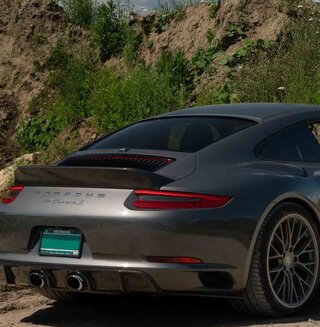 Dachspoiler hinten - Sichtcarbon - 991.1/991.2 Coupe