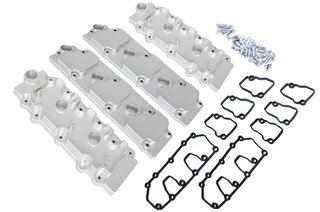 Ventildeckelsatz 993 Carrera/ RS - Alu - gefräst - (4 Stück) inkl. Zubehör