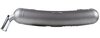 Steel Muffler with polished Ø57 mm wrinkled chromed flat tail pipe 911/ 901 1966-67