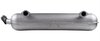 Steel Muffler with polished Ø57 mm wrinkled chromed flat tail pipe 911/ 901 1966-67