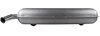 Steel Muffler with polished Ø57 mm wrinkled chromed flat tail pipe 911/ 901 1966-67