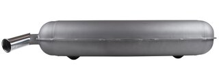 Endschalldämpfer Stahl- Endrohr Ø57 chrom- 911/ 901 von 1965-66