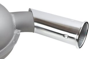 Endschalldämpfer Stahl- Endrohr Ø57 chrom- 911/ 901 von 1965-66