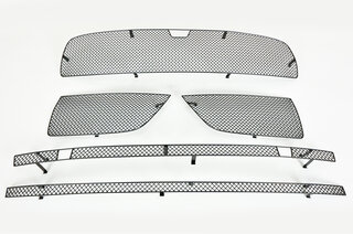 Front Bumper Grill Set 95B.2 Macan S/GTS Facelift - With Front Camera System - Complete - Black