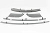 Front Bumper Grill Set 95B.2 Macan S/GTS Facelift - With Front Camera System - Complete - Black