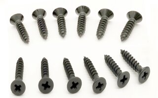 Senkblechschrauben B2 (Set 10 Stck) Schwarz 9x13mm
