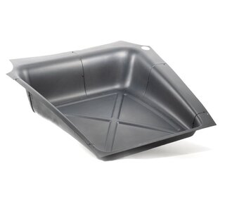 Bac de coffre carbone apparent mat - capot long 69-73 - avec servofrein
