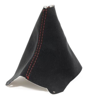 Schaltsack Alcantara Schwarz - Naht Rot - 991 / 981 Boxster/Cayman