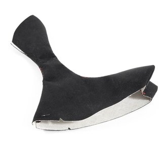 Habillage levier de vitesses - ancantara noir - coutures rouges - 996/986 Boxster 96-99