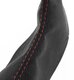 Habillage levier de vitesses - ancantara noir - coutures rouges - 996/986 Boxster 96-99
