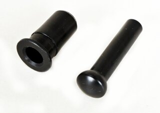 Door Lock Knob - 911 1965-76 / 912 - Black