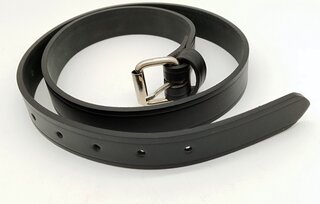 Leather strap for spare wheel - Black - 356 A/B
