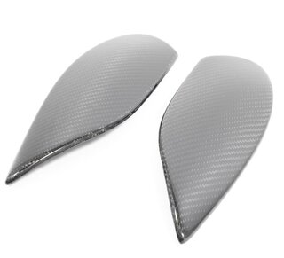 Verkleidungssatz seitlich für Mittelkonsole (2 teilig - links/rechts) - Sichtcarbon - 996 / 986
