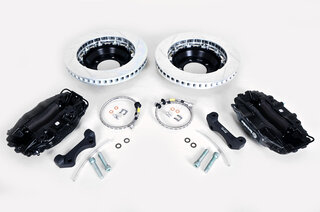 Sport Brake System - FRONT - BREMBO GT - 4 Piston - Slotted Discs - 355 x 32 mm - Black caliper