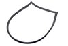 Profilgummi Dreiecksfenster hinten links - 356 Coupe