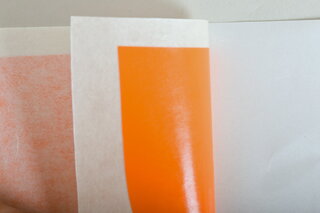 Decorative film Orange left front - 997.1 GT3 RS