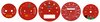 FVD Brombacher Instrument Face Set 964 / 993 - Guards Red - U.S. Design - Tiptronic Transmission