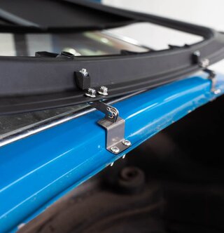 Kit pour transformation capot AR en 911R style "flip over" 911 coupé 65-89 (basculement complet)