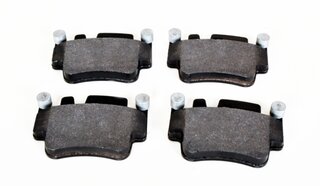 Jeu plaquettes AV Pagid noires version route - 996 C2+4 / 986 / 997 / 987