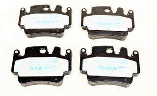 Jeu plaquettes AV Pagid noires version route - 996 C2+4 / 986 / 997 / 987