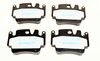 Jeu plaquettes AV Pagid noires version route - 996 C2+4 / 986 / 997 / 987