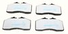PAGID Street+ Brake Pads - Black - STREET+ - 1204 - 964 RS/965 / 993 / 928 / 951 / 959 / 968