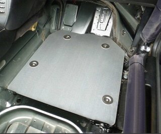 Full Race Track Mat 986 / 996 / 987 / 997 - Rennline - Silver - Passenger Side