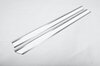 Door Sill Set 993 Turbo / 993 GT2 - Rennline - Stainless Steel - Silver - Twin Turbo Logo