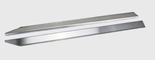 Door Sill Set 924 / 944 / 968 - Rennline - Stainless Steel - Silver - Without Logo