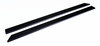 Door Sill Set 911 F / 912 / 911 G / 964 / 993 - Rennline - Stainless Steel - Black - Without Logo