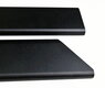 Door Sill Set 911 F / 912 / 911 G / 964 / 993 - Rennline - Stainless Steel - Black - Without Logo