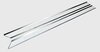 Door Sill Set 911 F / 912 / 911 G / 964 / 993 - Rennline - Stainless Steel - Silver - Without Logo