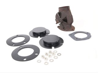 Heater Channel Block Off Plates / Delete Kit - Aluminium - 911/912/930 65-89