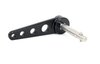 Jeu poignées pour ouverture toit targa (2 pièces) alu perforé - 911/912 targa 65-71