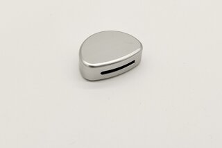Schalterblende (1 Stk.) für Heizungs-/Lüftung- und Klimaregulierung - Alu Silber - 911/930 69-89